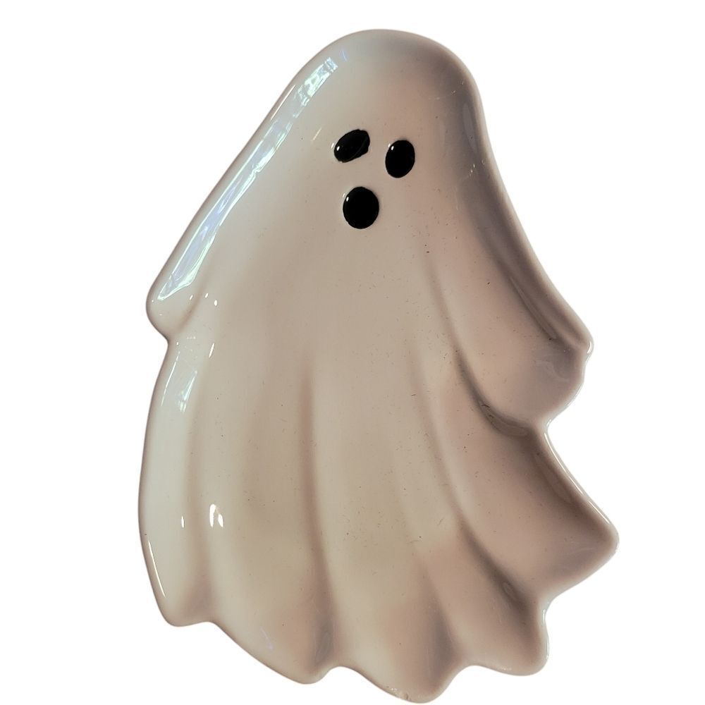 Ghost ceramic spoon rest. ^